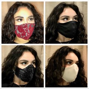 4 REVERSIBLE FACE MASKS $75 FAST SHIPPING!!!